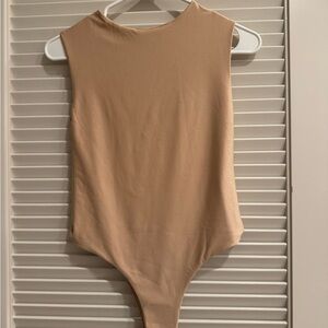 Elegant Tan Women's Bodysuit